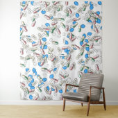 Pill Sprinkles Pattern Wandkleed (In situ)