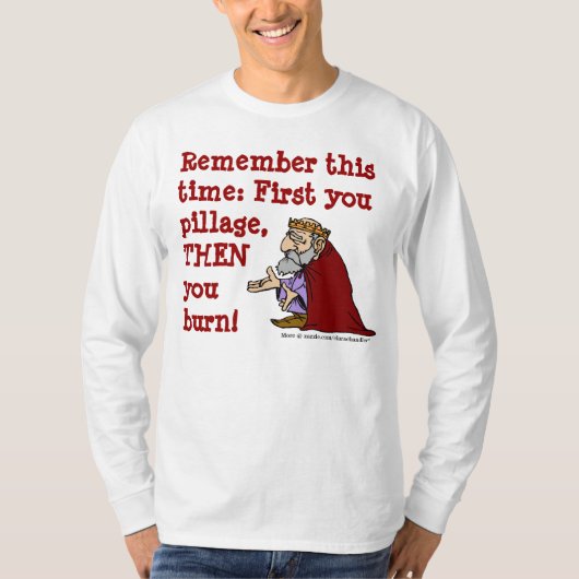 Pillage Advice T-shirt (Voorkant)