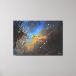 Pillars of Creation - Distinguged Canvas Print