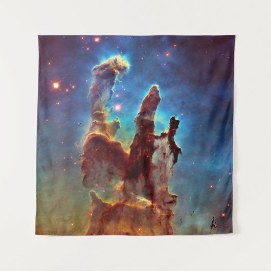 Pillars of Creation. Eagle Nebula - Tapestry Wandkleed (Voorkant)