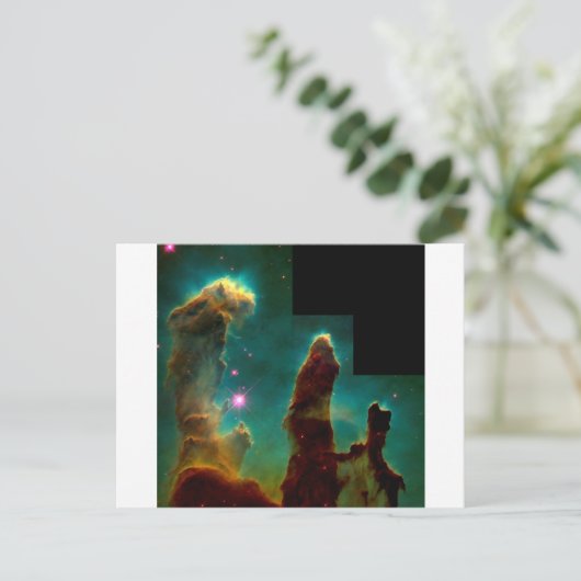 Pillars of Creation - Hubble Space Telescope Afbee Briefkaart (Staand voorkant)