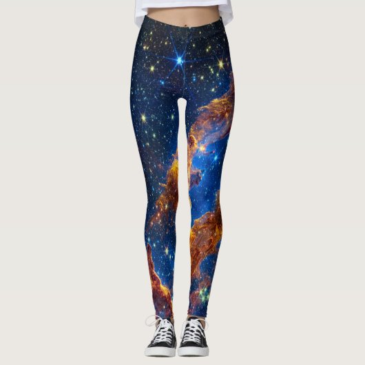 Pillars of Creation - James Webb NIRCam Astronomie Leggings (Voorkant)
