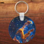 Pillars of Creation - James Webb NIRCam Astronomie Sleutelhanger (Voorkant)