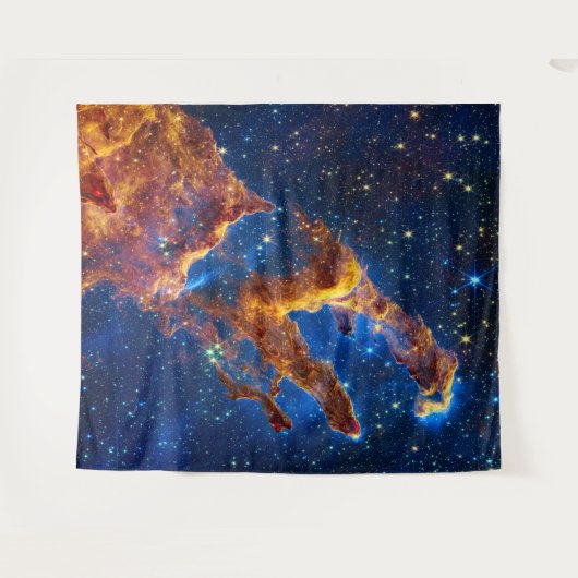 Pillars of Creation - James Webb NIRCam Wandkleed (Voorkant (horizontaal))