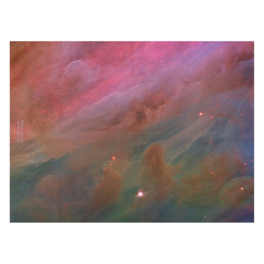 Pillars of Dust, Orion Nebula afbeelding Tafelkleed (Voorkant (Horizontaal))