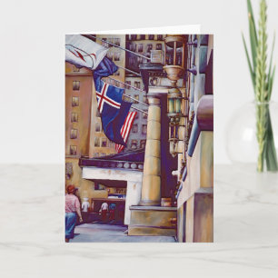 Pillars of Plaza Hotel Wenskaart Kaart