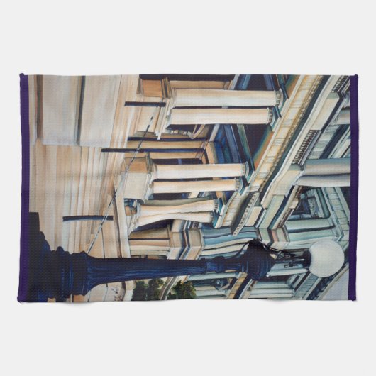 Pillars of Power, Washington, DC Theedoek (Horizontaal)