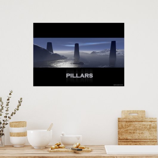 Pillars Poster (Keuken)