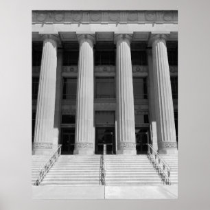 Pillars van Angel Hall Poster