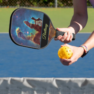 Pillars van Creation Eagle Nebula M16 Jouw naam Pickleball Paddle