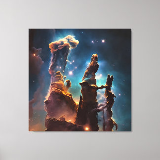 Pillars van Creation Idea Canvas Afdruk