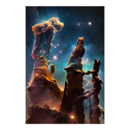 Pillars van Creation Idea Perfect Poster