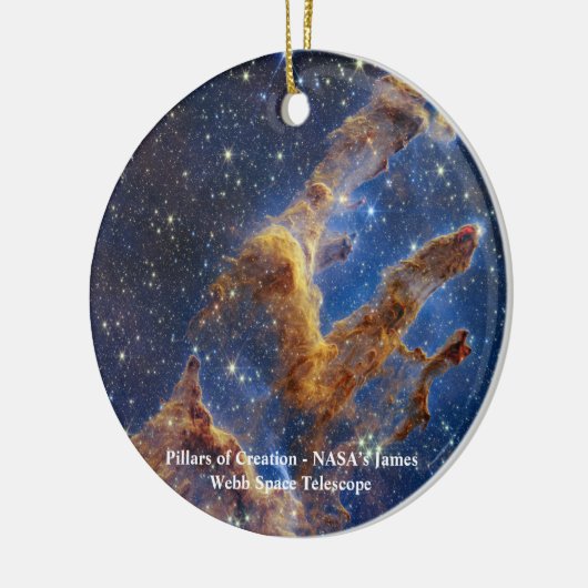 Pillars van Creation James Webb Space Telescope Keramisch Ornament (Links)