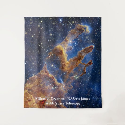 Pillars van Creation James Webb Space Telescope Wandkleed (Voorkant)