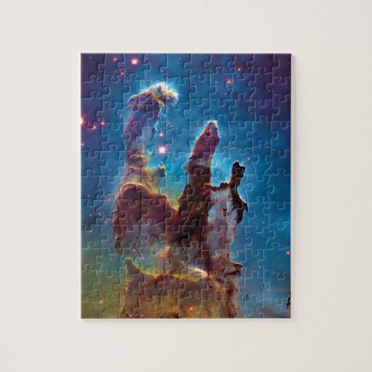 Pillars van Creation M16 Eagle Nebula Space Photo Legpuzzel (Verticaal)