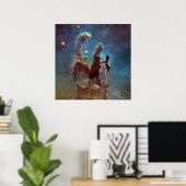 Pillars van Creation Star Gazing Eagle Nebula Poster (Thuiskantoor)
