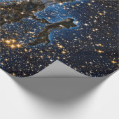 Pillars van de rek Eagle Nebula nabij infrarood Cadeaupapier (Hoek)