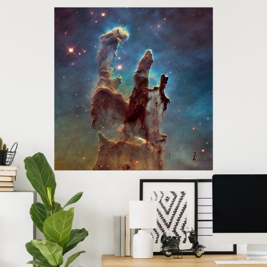 Pillars van de schepping poster (Thuiskantoor)