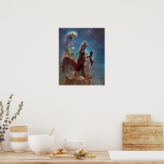 Pillars van het Poster van de schepping (Keuken)