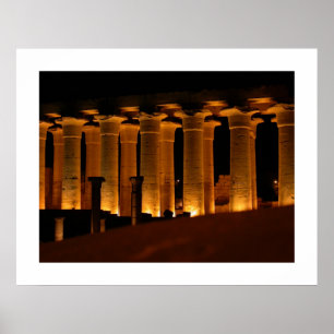 Pillars van Luxor Poster