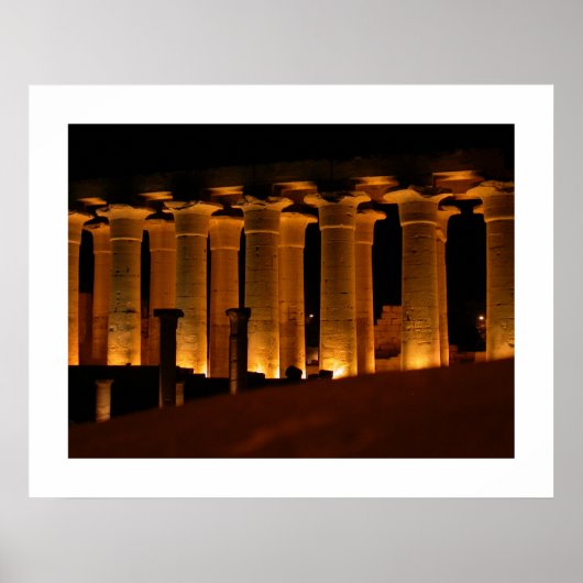 Pillars van Luxor Poster (Voorkant)