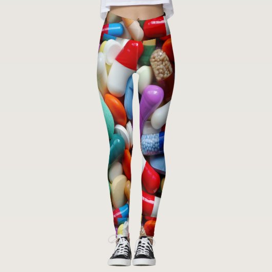 Pillen Drugs leggings (Voorkant)