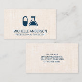 Pillen en Bekerglas | Farmaceutisch Visitekaartje (Voorkant / Achterkant)