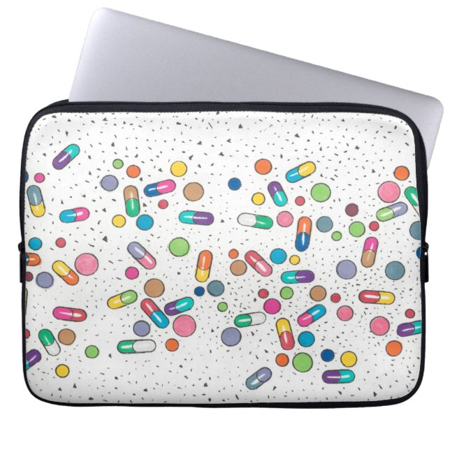 pillen laptop sleeve (Voorkant)