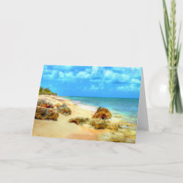 Pillory Beach Wenskaart Kaart