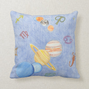 Pillow 13 Zodiac Planets Kussen