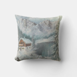Pillow Ann Hayes schildert de Beierse sneeuwdroom Kussen