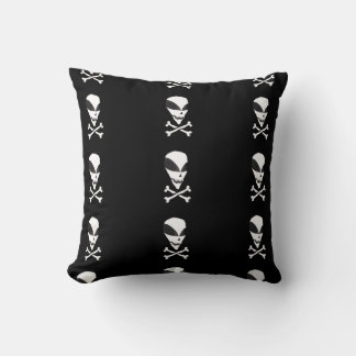 Pillow - Area 51 Skull & Crossbones Kussen