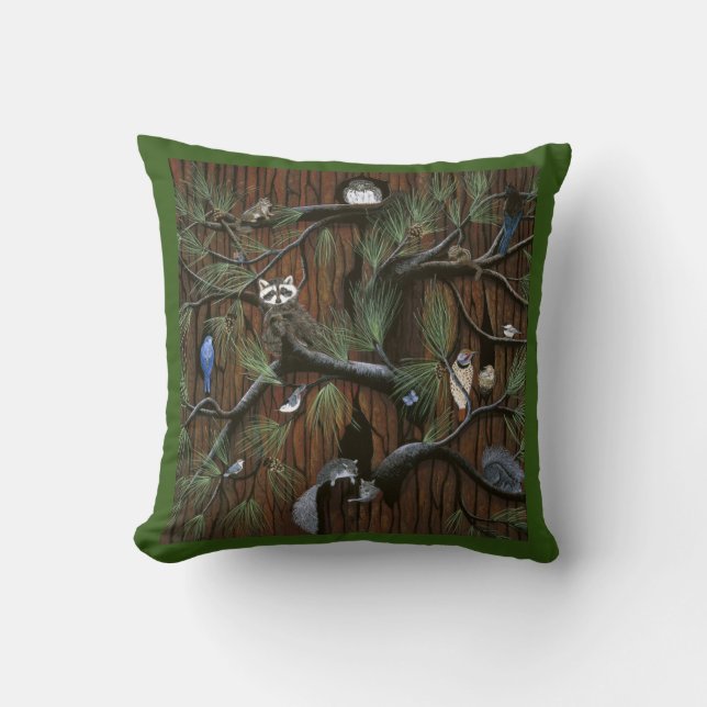Pillow "Bark" Wildlife Kussen (Voorkant)