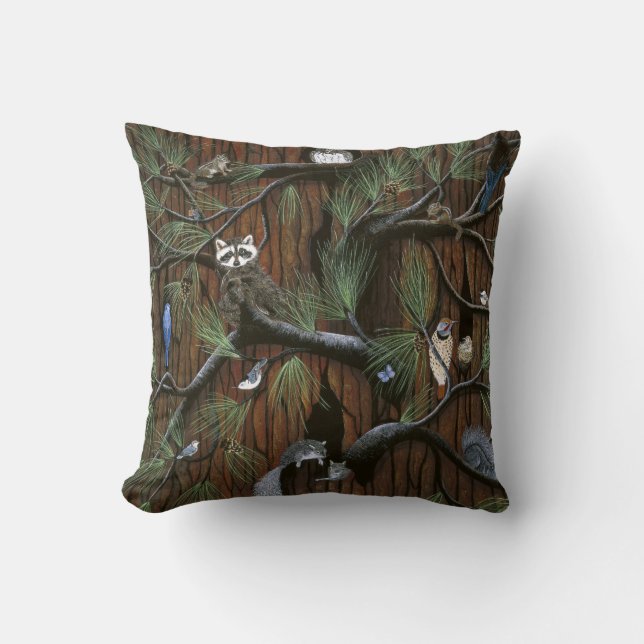 Pillow "Bark" Wildlife Kussen (Voorkant)