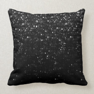 Pillow Black Crystal Bling Strass Kussen