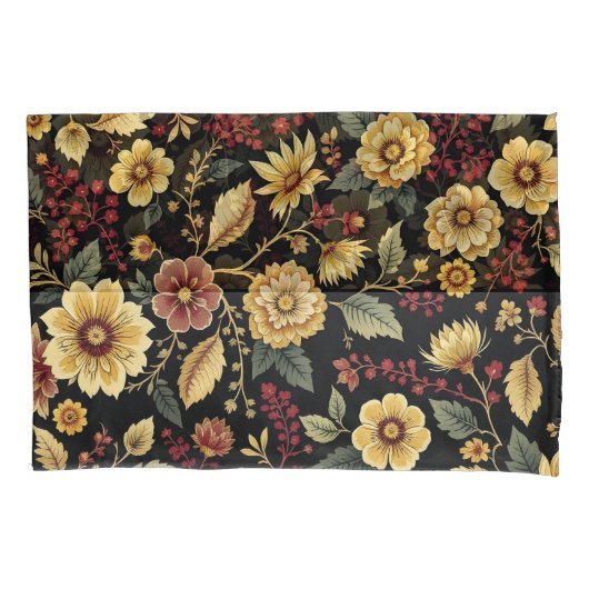 Pillow case flowers pattern  kussensloop (Voorkant)