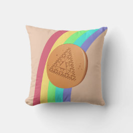 Pillow Dalgona Multiple Triangle - Zijdelings Uitz Kussen