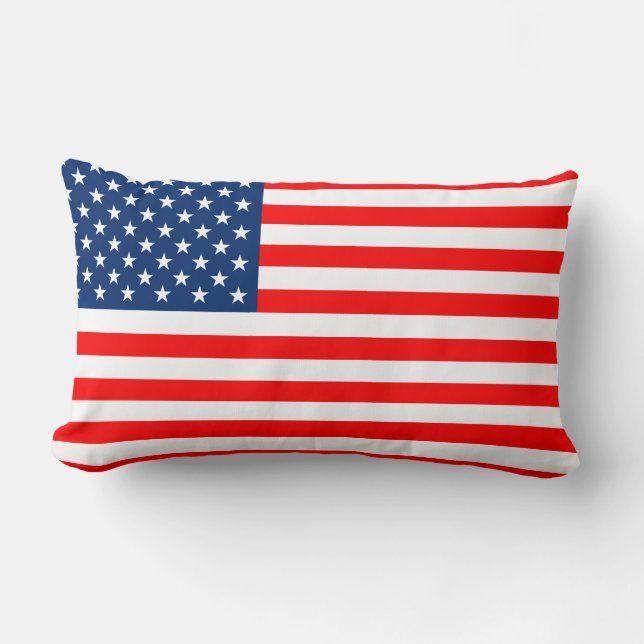 Pillow Flag USA Kussen (Voorkant)