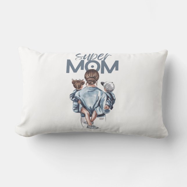 Pillow For Super Mom Kussen (Voorkant)