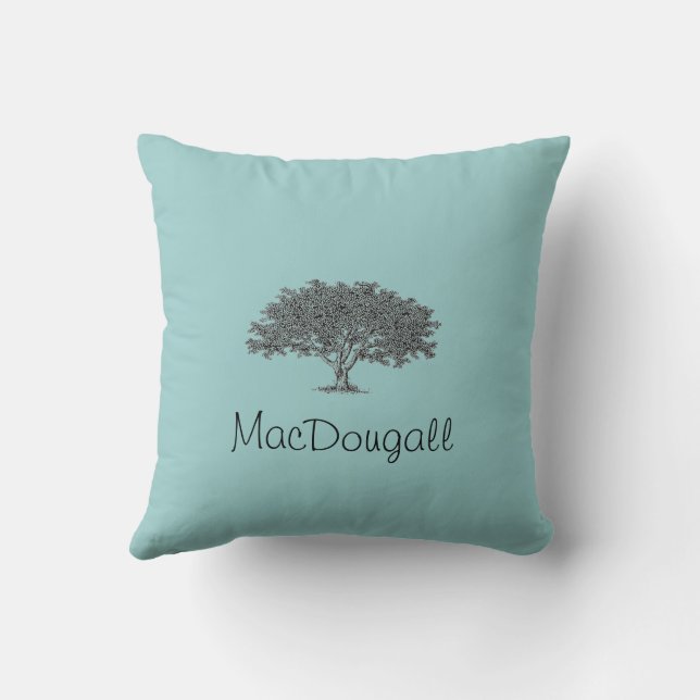 Pillow - Genealogie Trees Kussen (Achterkant)