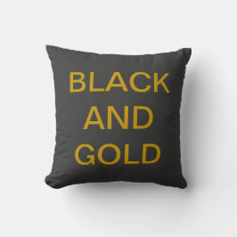 PILLOW GO STEELERS BLACK EN GOLD KUSSEN