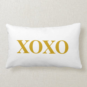 Pillow - Gold xoxo Kussen