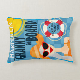 PILLOW Granny aan boord van Harper Lin Book Hoesje Accent Kussen