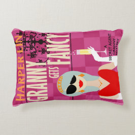 PILLOW Granny krijgt Fancy Harper Lin Book Hoesje Accent Kussen