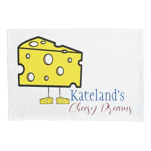 Pillow Hoesje Cheesy Dreams Kussensloop (Voorkant)
