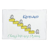 Pillow Hoesje Cheesy Mousey Dreams Kussensloop (Achterkant)