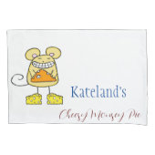 Pillow Hoesje Cheesy Mousey Pie Kussensloop (Voorkant)