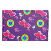 Pillow Hoesje Fairy Dreams Paars Kussensloop (Achterkant)