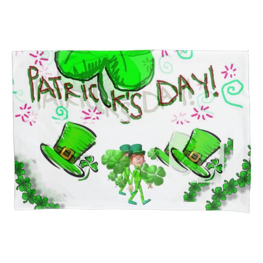 Pillow Hoesje St. Patrick's Day Kussensloop (Voorkant)