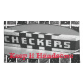 Pillow-Hoesjes Houd het handvat zwart Kussensloop (Achterkant)